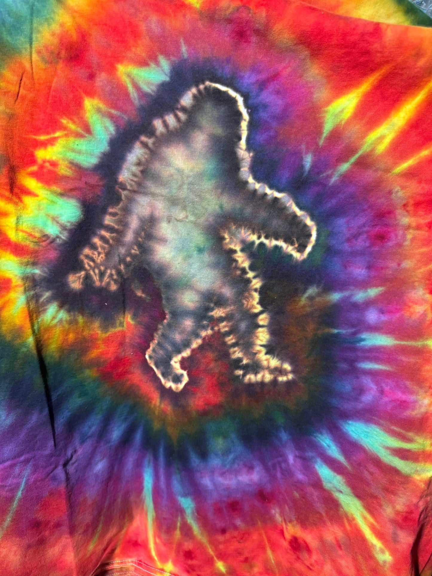 Sasquatch Rainbow Tie Dye