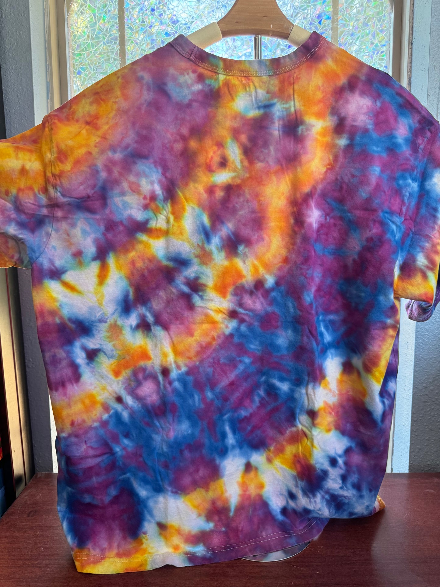 Flower inspired tie dye