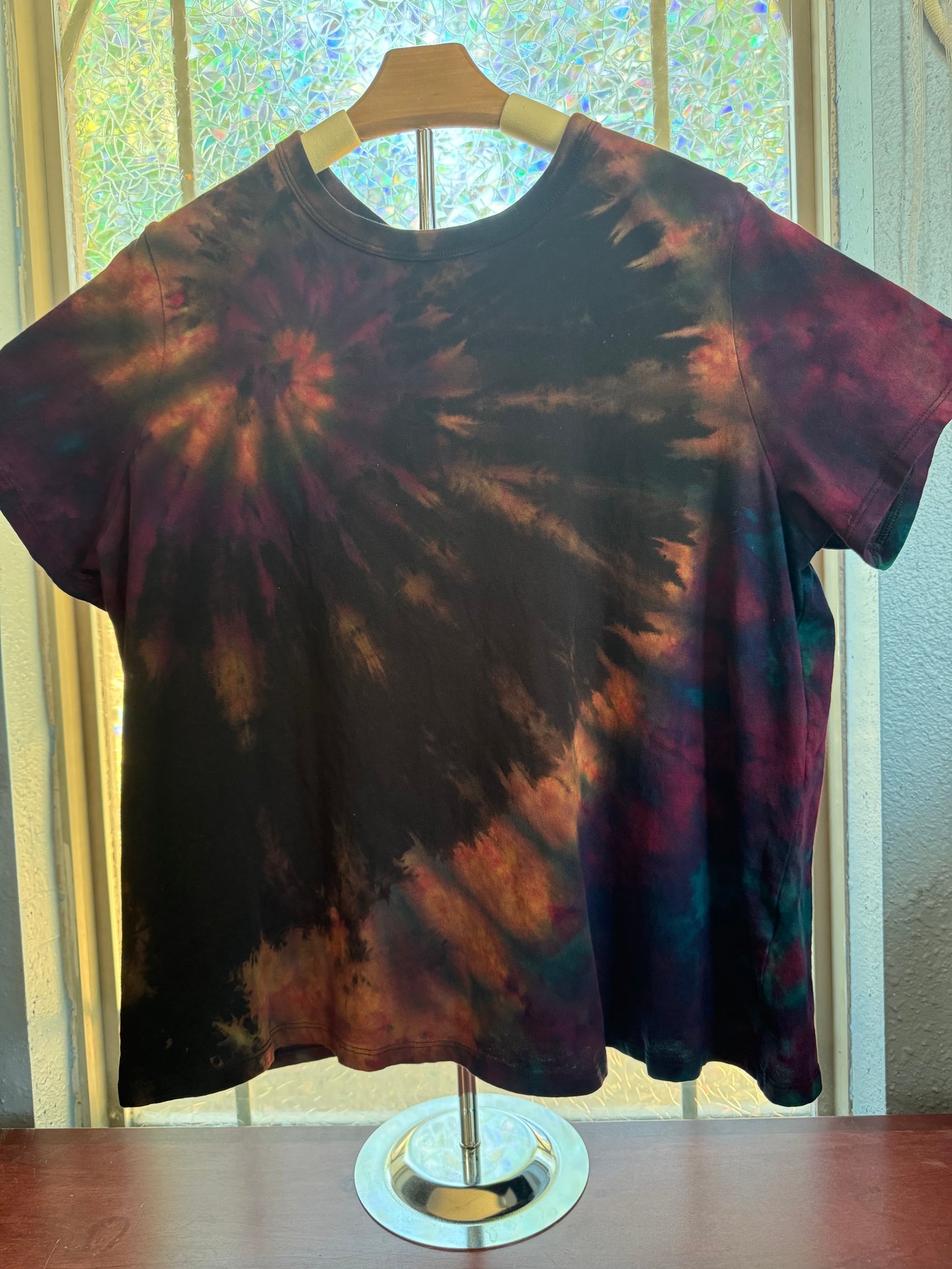 Reverse Dyed Spiral