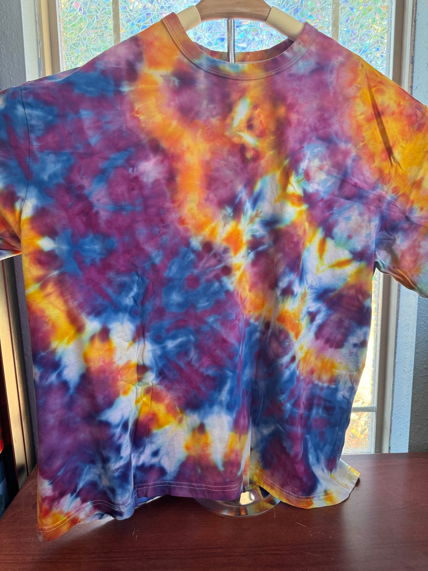 Flower inspired tie dye