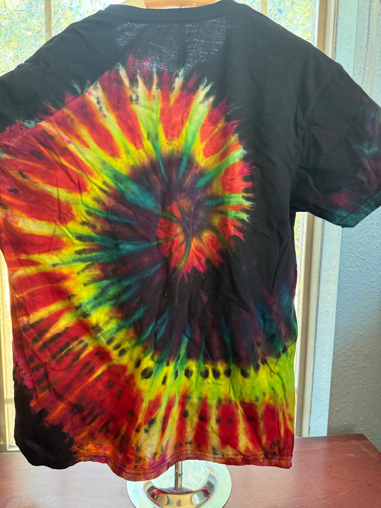 Reverse dye spiral