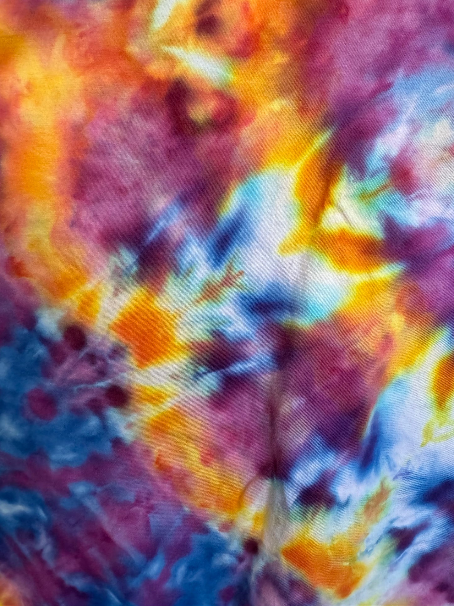 Flower inspired tie dye