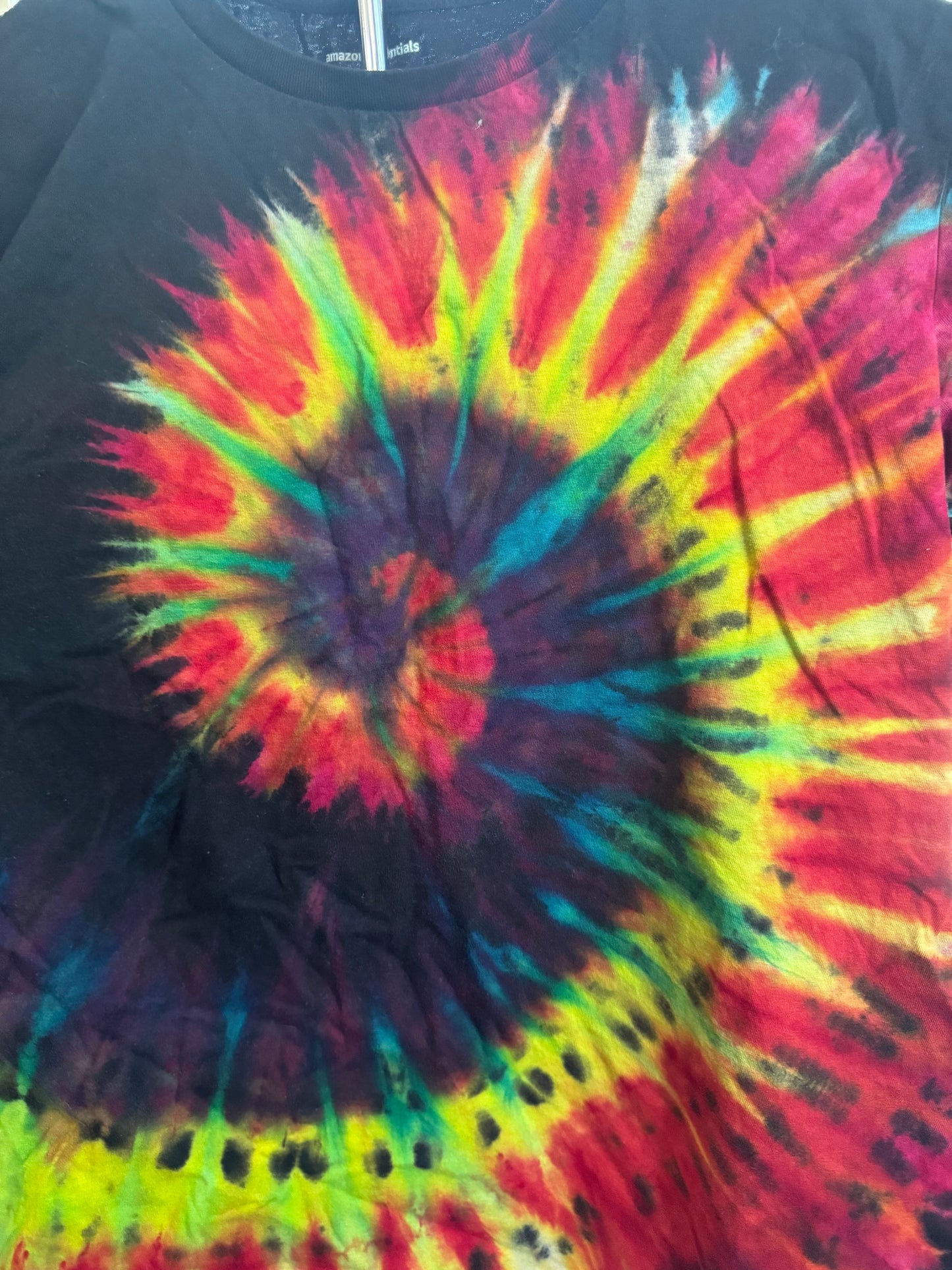 Reverse dye spiral